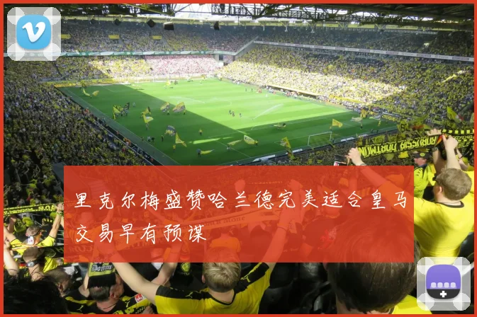 里克尔梅盛赞哈兰德完美适合皇马交易早有预谋